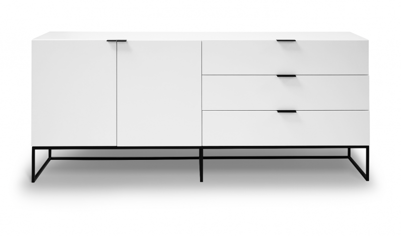 Weißes Sideboard im Bauhaus-Stil: Kobe von WestWingNow
