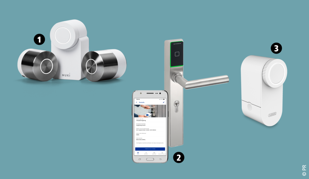 Übersicht von verschiedenen Smart Locks auf dem deutschen Markt.